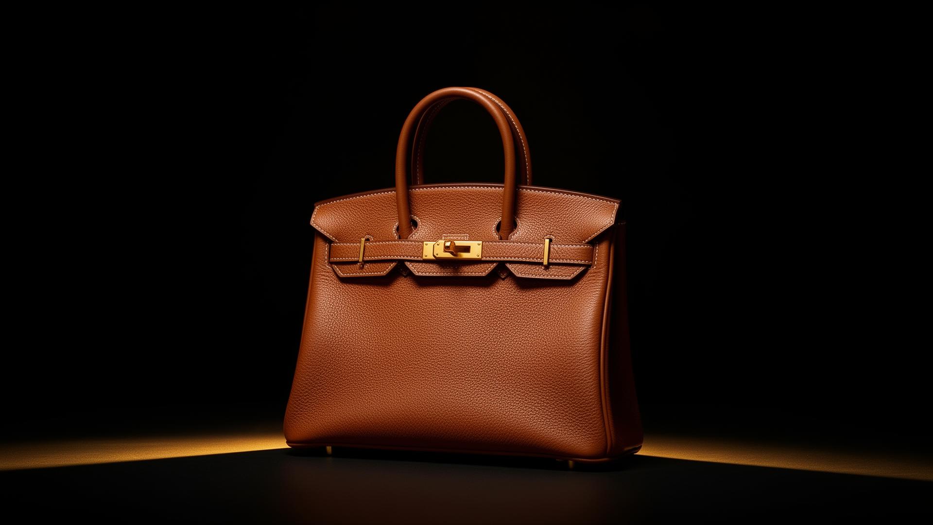 Luxury leather handbag